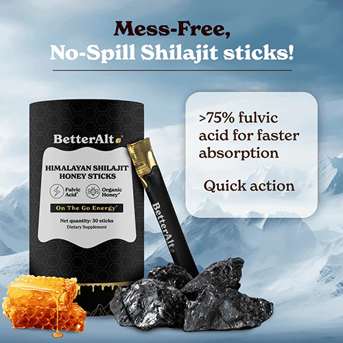 BetterAlt Honey Sticks with Shilajit, Honey & Saffron - Image 11