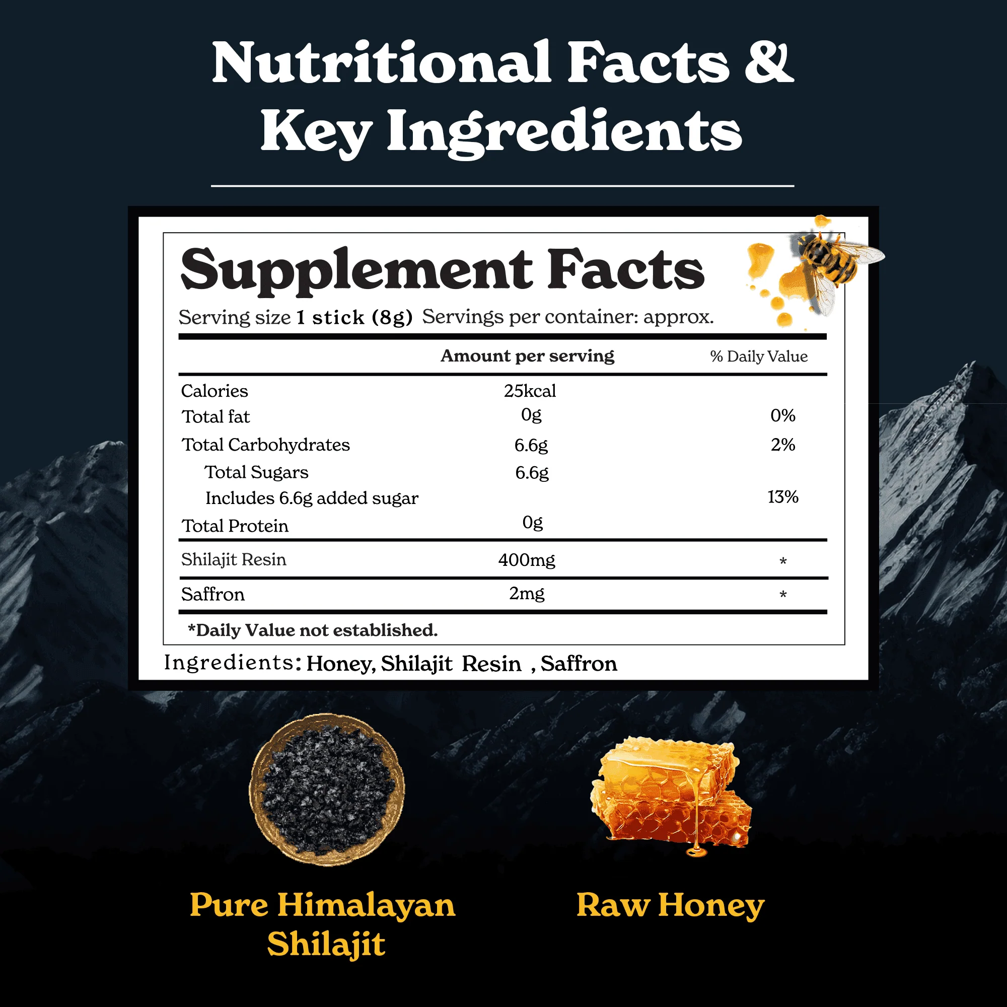 BetterAlt Honey Sticks with Shilajit, Honey & Saffron - Image 13