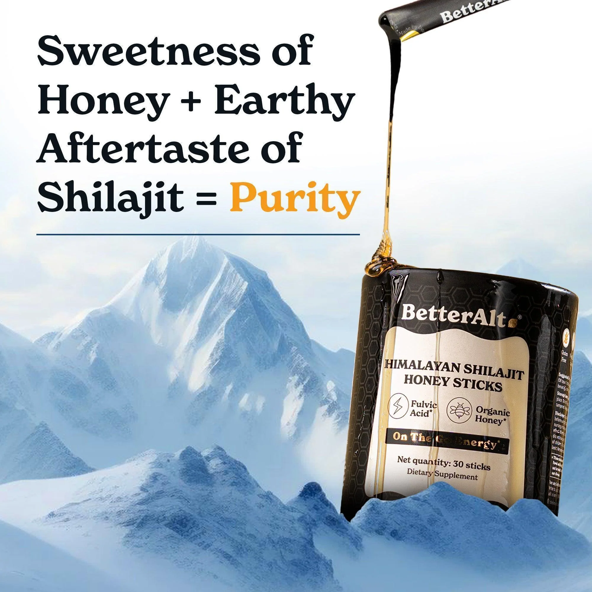 BetterAlt Honey Sticks with Shilajit, Honey & Saffron - Image 17
