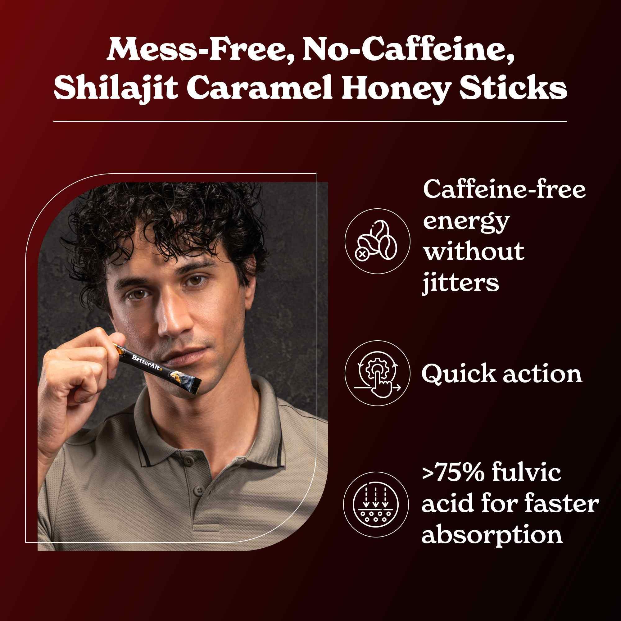 BetterAlt Honey Sticks with Shilajit, Honey & Saffron - Image 21