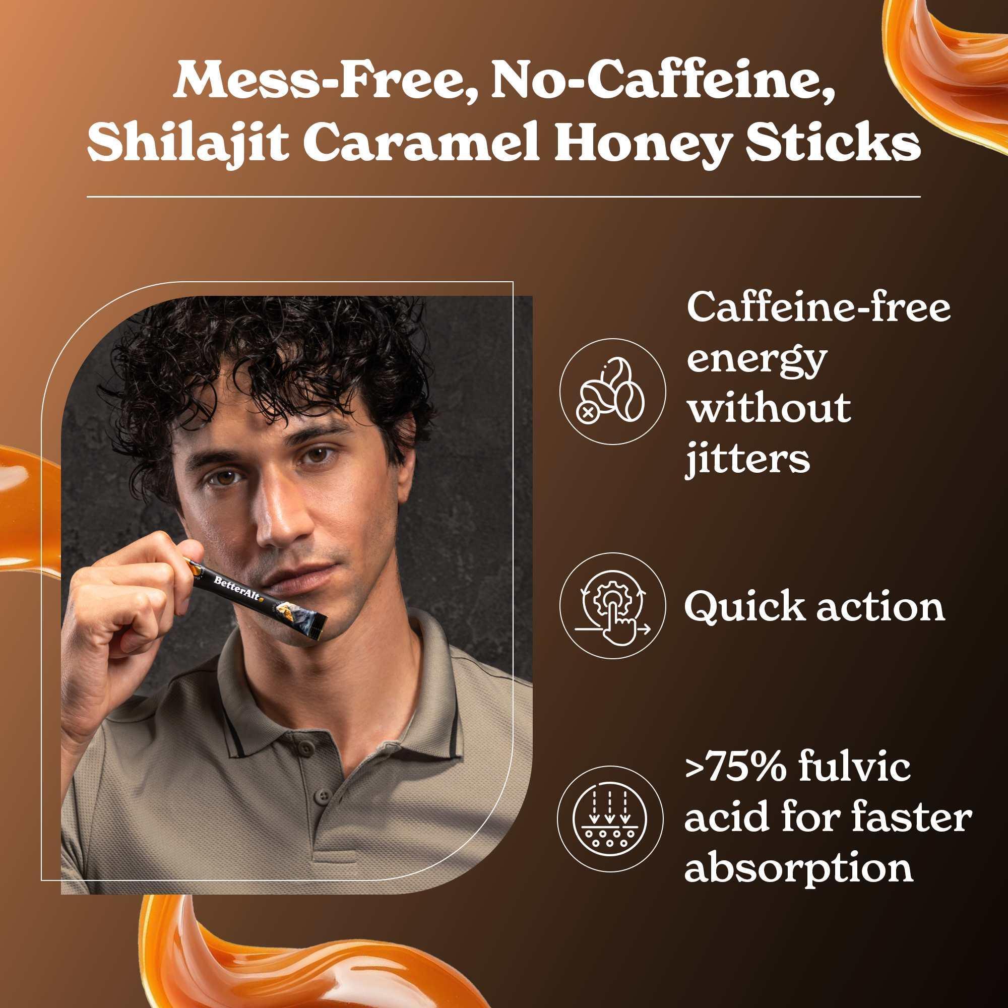 BetterAlt Honey Sticks with Shilajit, Honey & Saffron - Image 27