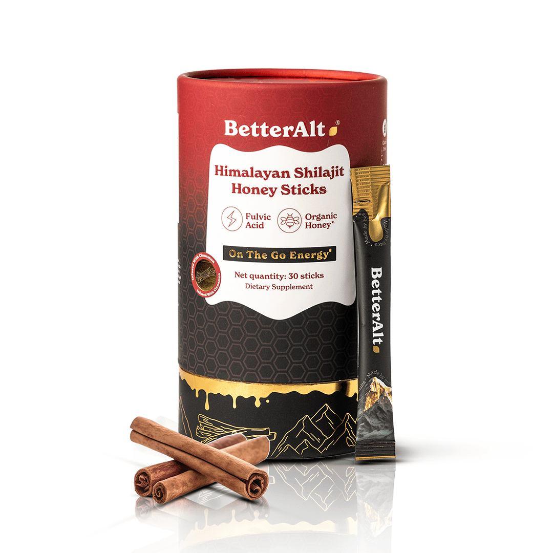 BetterAlt Honey Sticks with Shilajit, Honey & Saffron - Image 3