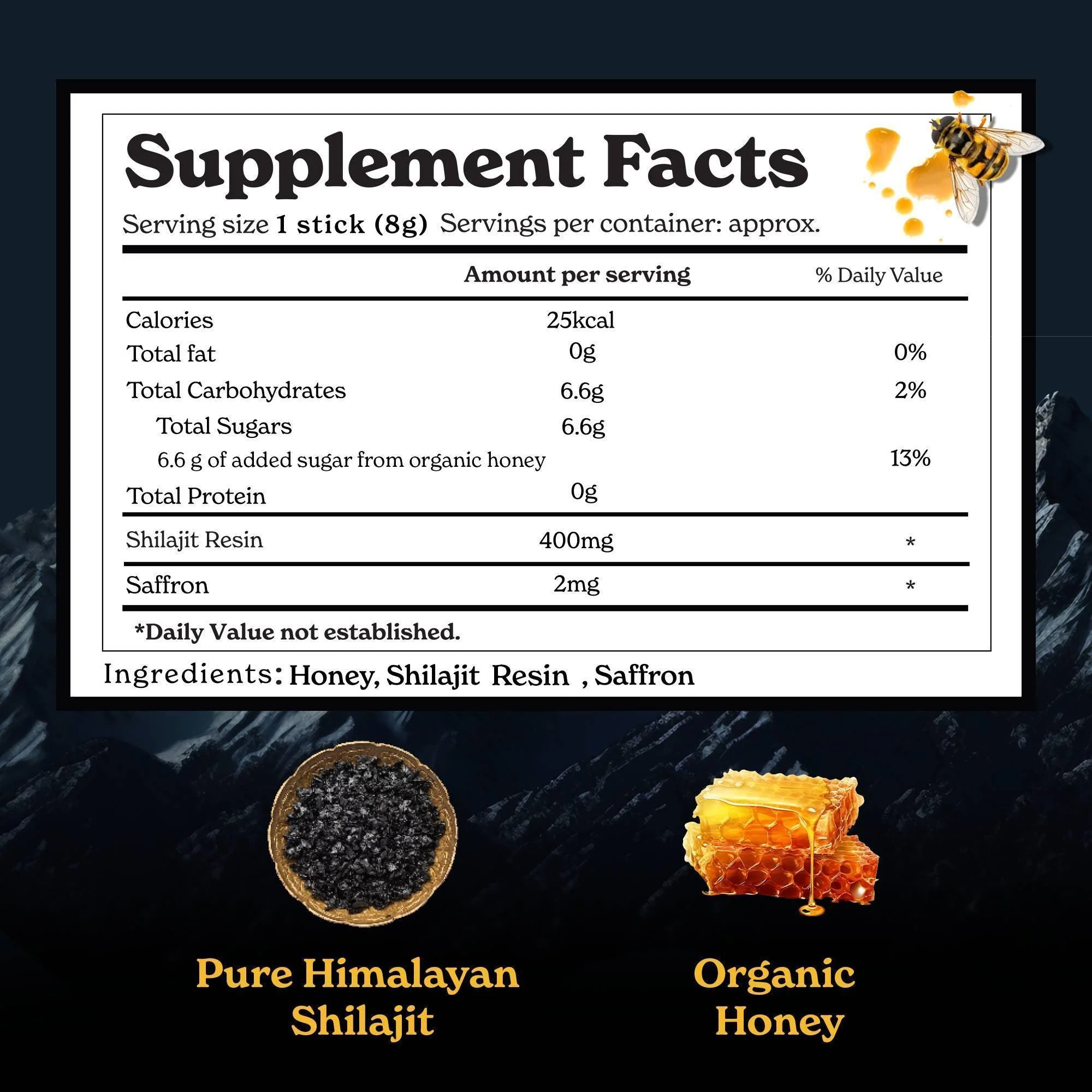 BetterAlt Honey Sticks with Shilajit, Honey & Saffron - Image 8