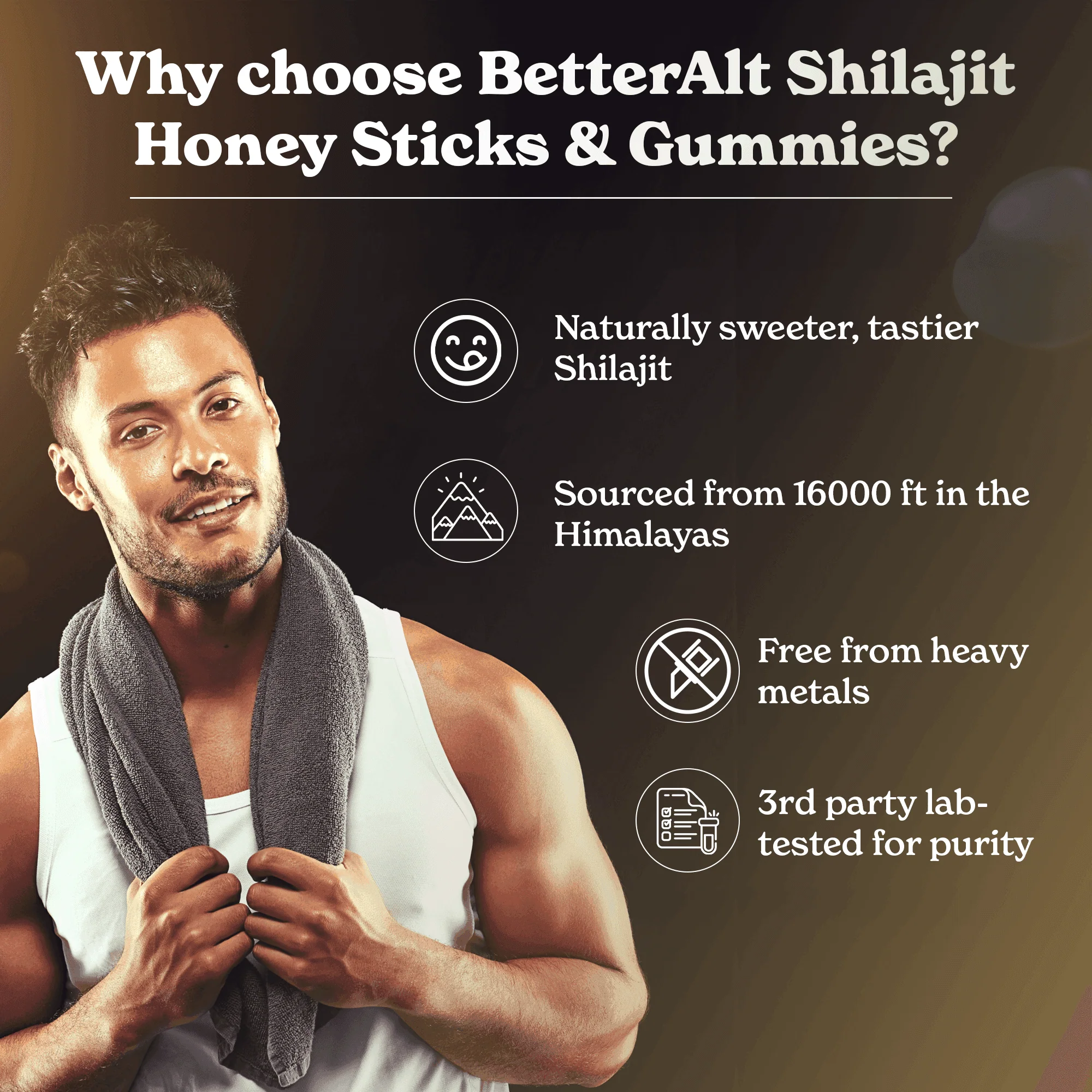 BetterAlt's Peak Power Duo| Shilajit Gummies + Shilajit Honey Sticks - Image 5