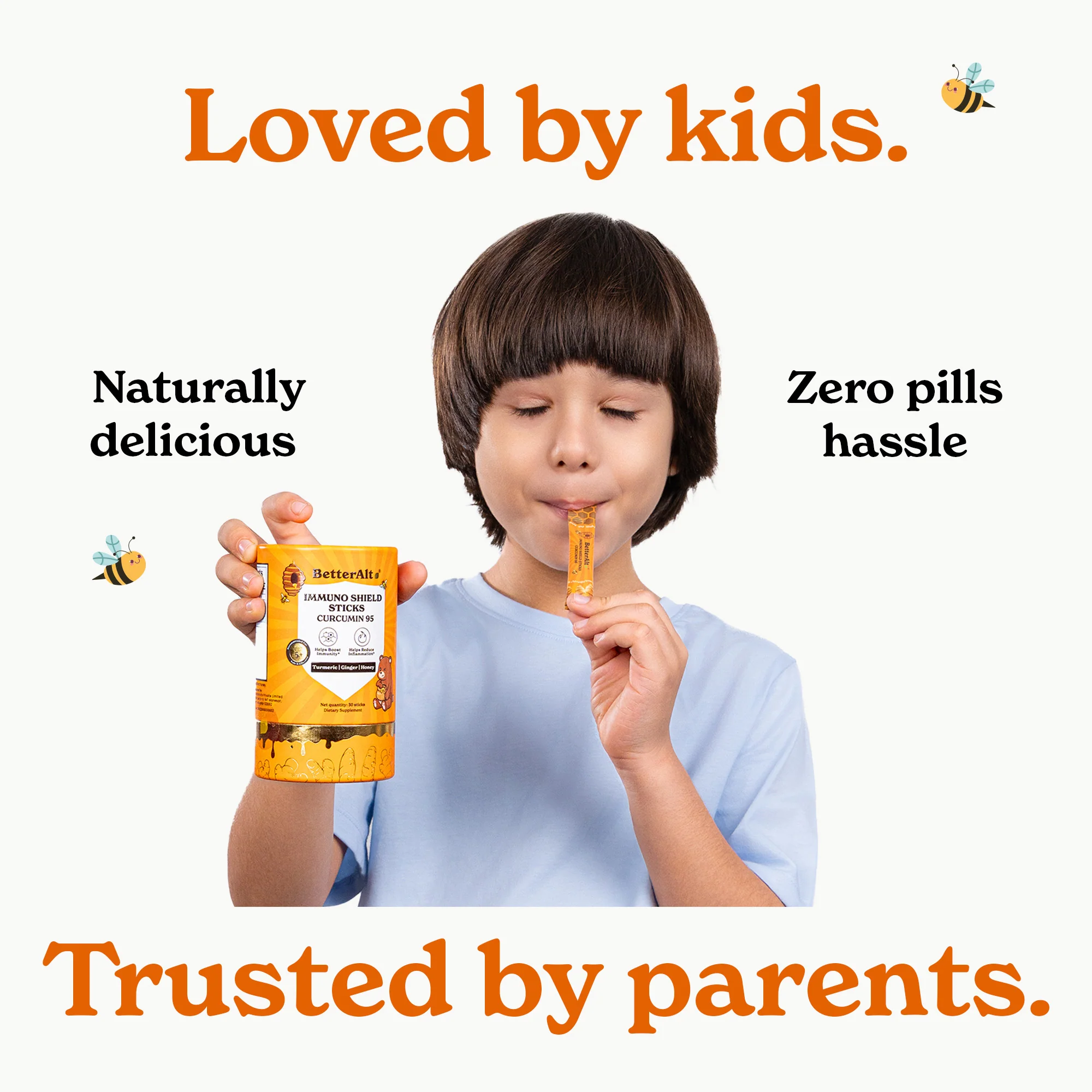 Curcumin 95 Honey Sticks For Kids - Image 5