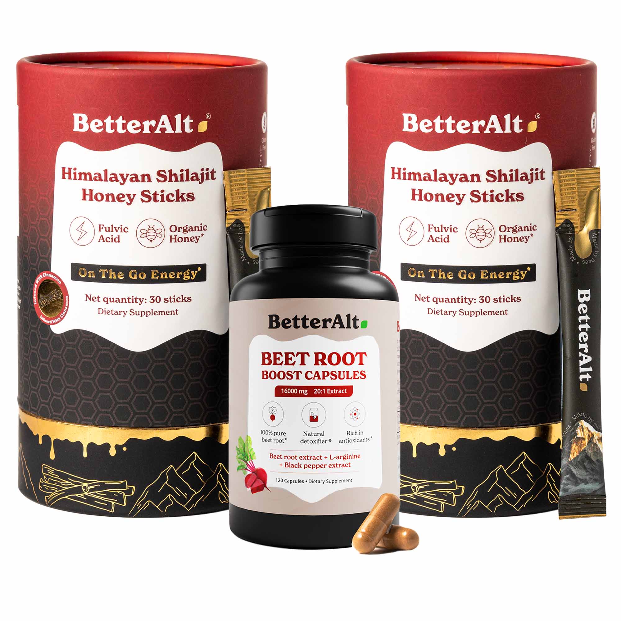GOLD+ Shilajit Honey Sticks - Image 2