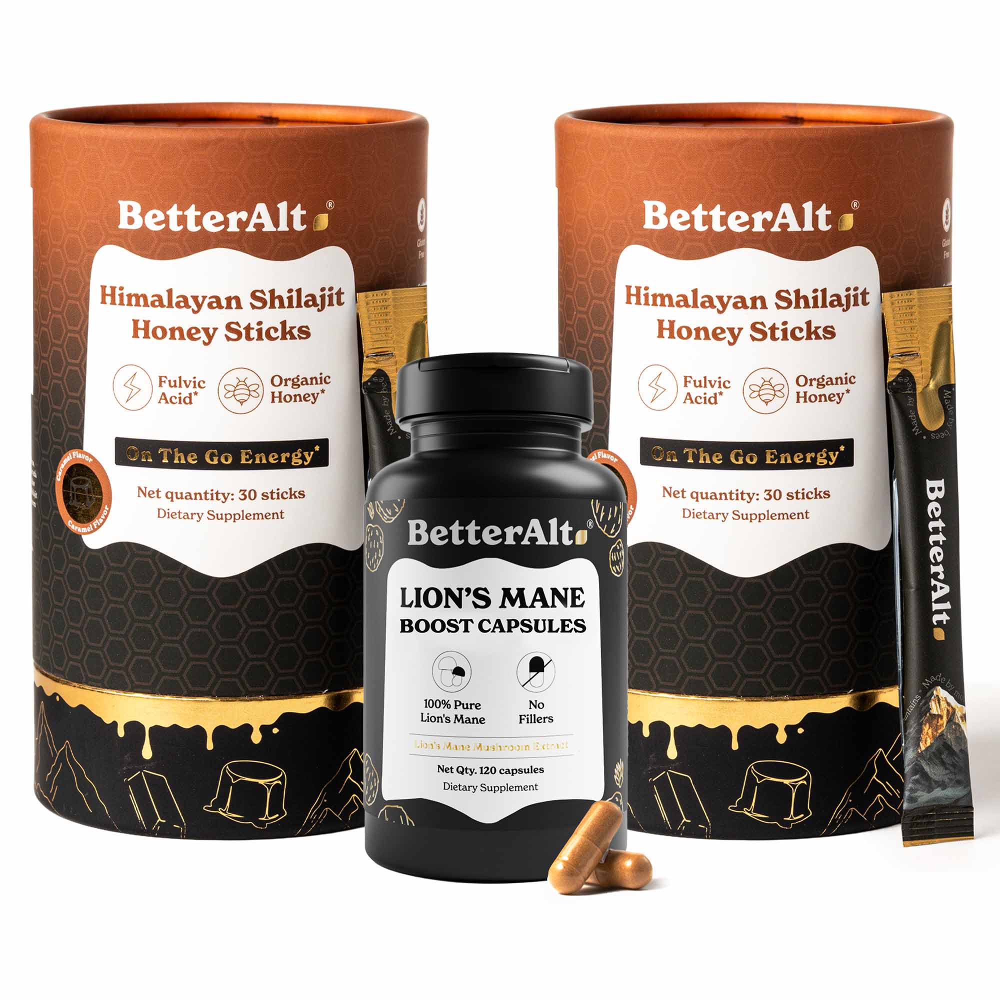 GOLD+ Shilajit Honey Sticks | Pure Himalayan Resin, Honey & Saffron - Image 9