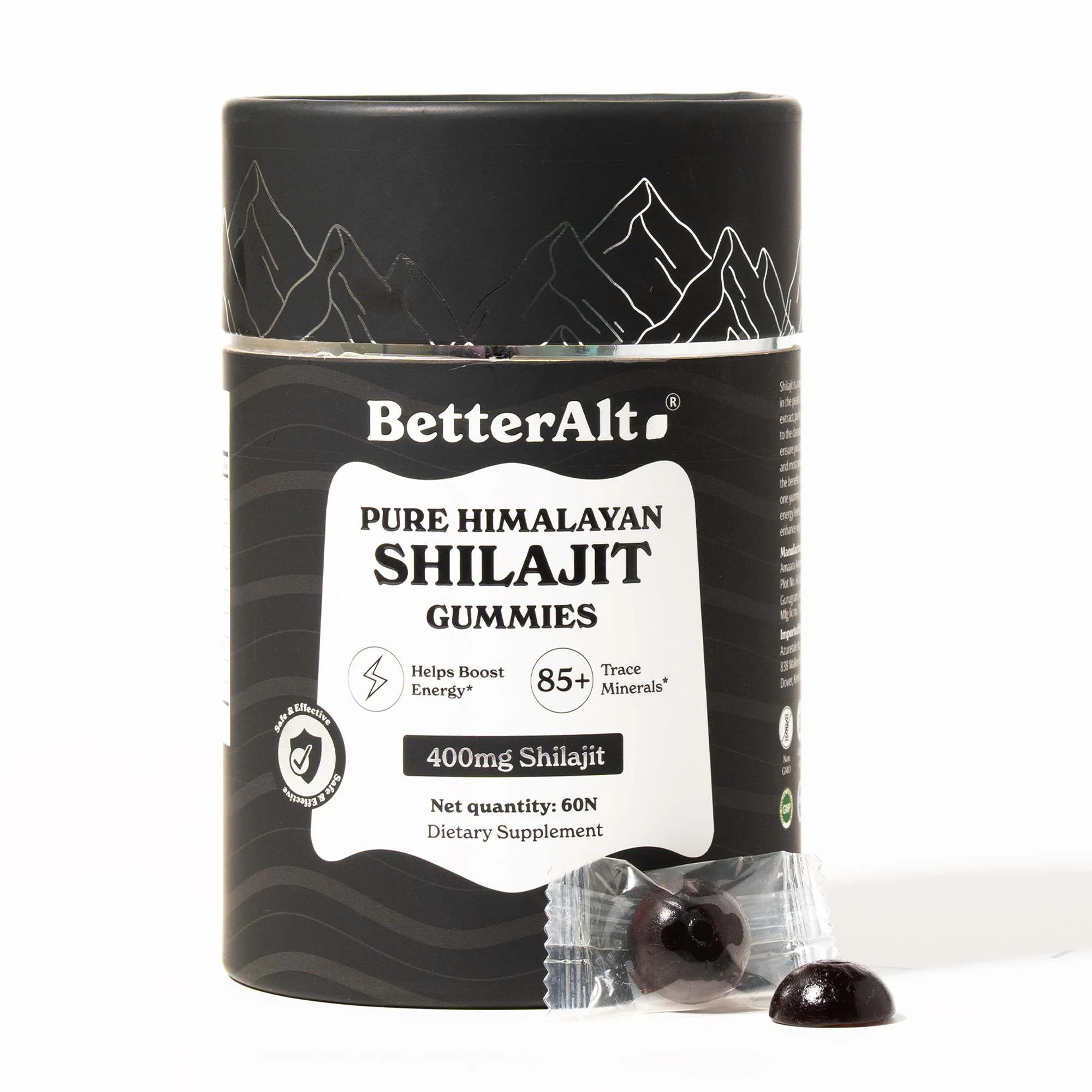 Pure Shilajit Resin Gummies | Energía, Fuerza y Apoyo Cognitivo