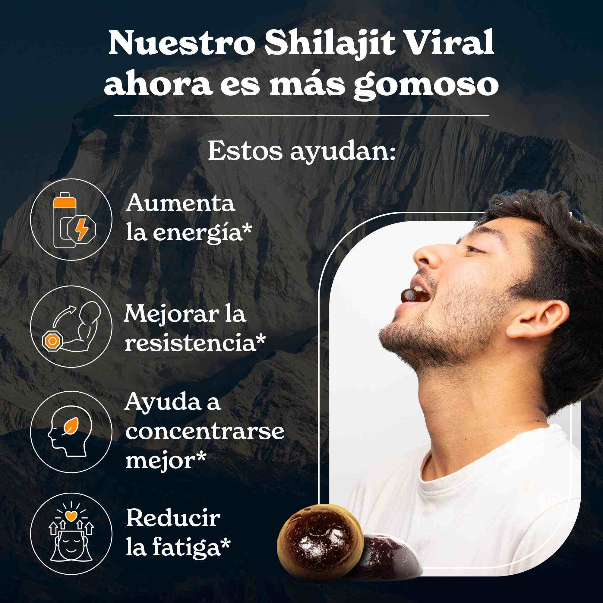 Pure Shilajit Resin Gummies | Energía, Fuerza y Apoyo Cognitivo - Image 9