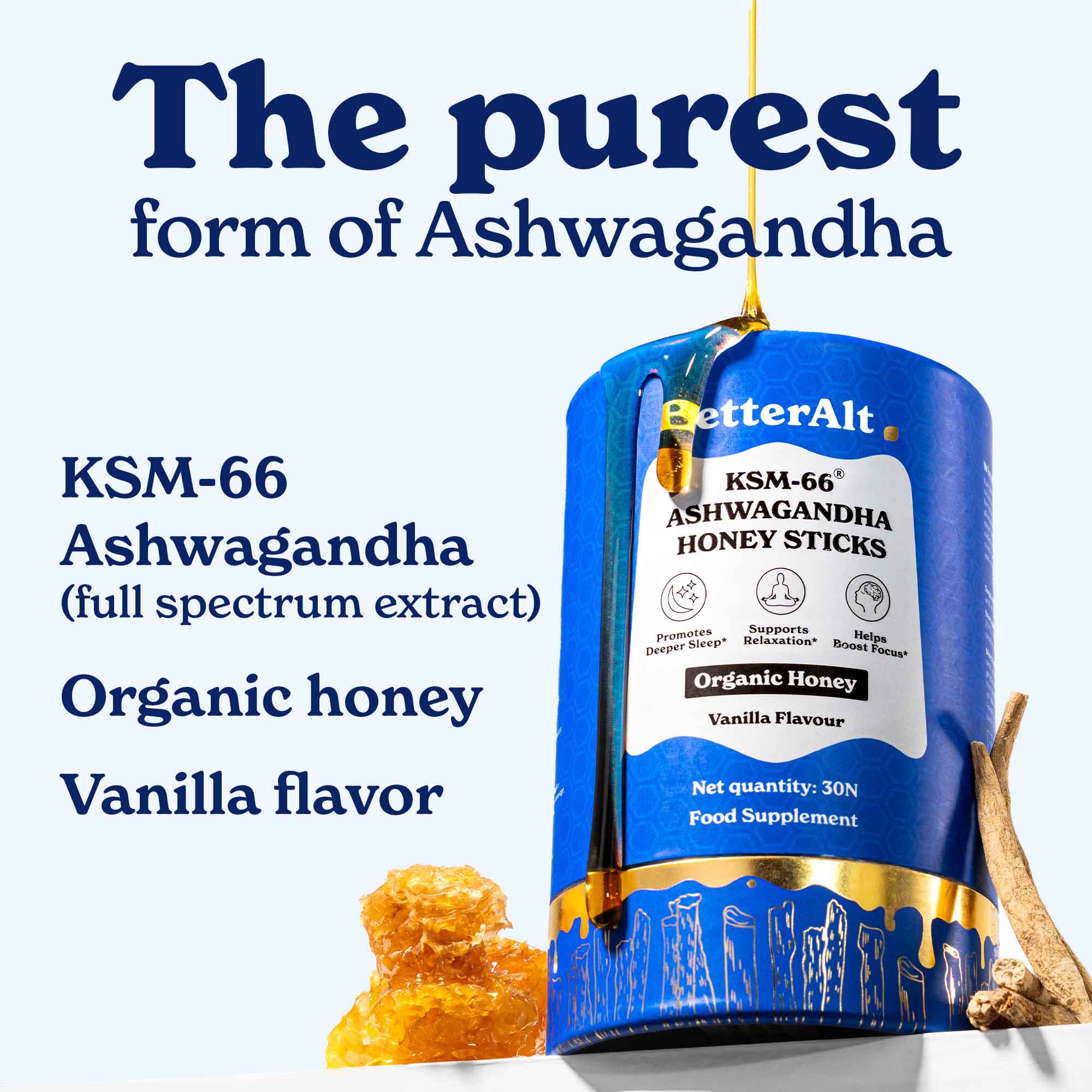 KSM-66 Ashwagandha Honey Sticks - Image 5