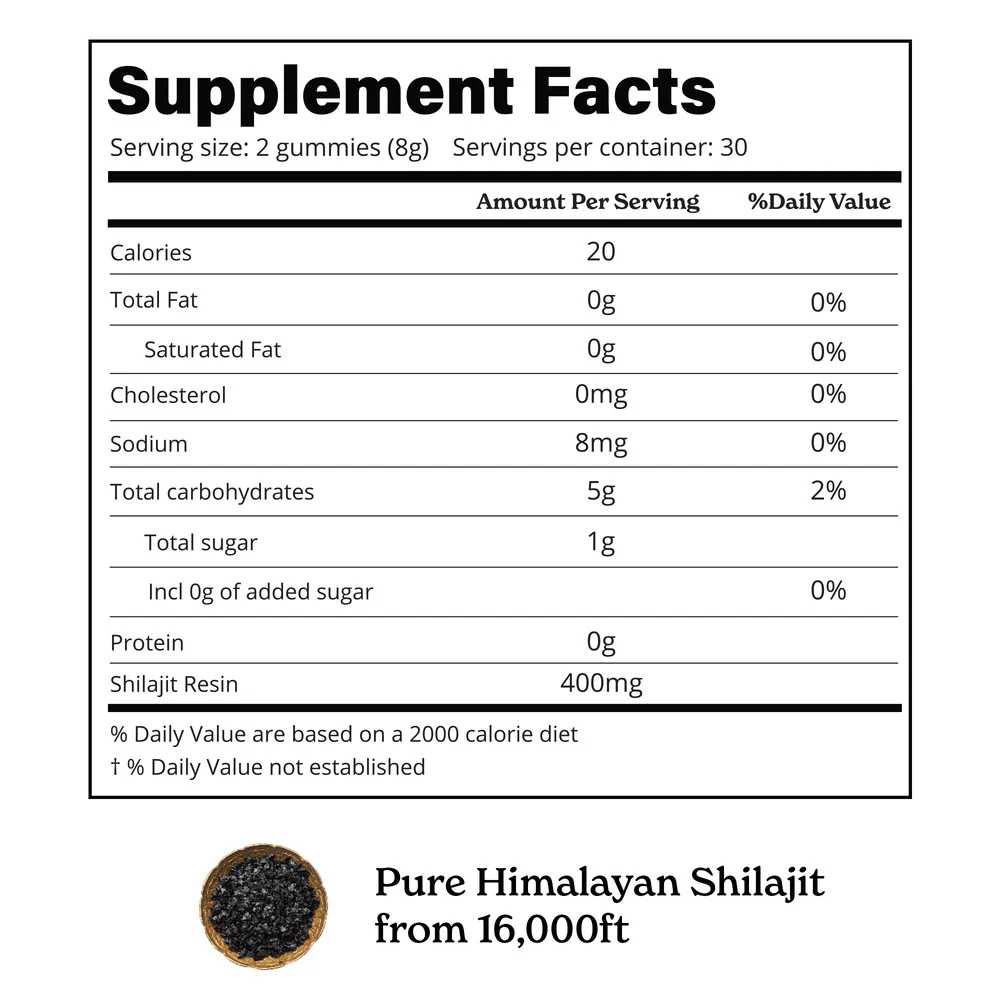 Pure Shilajit Resin Gummies - Image 9