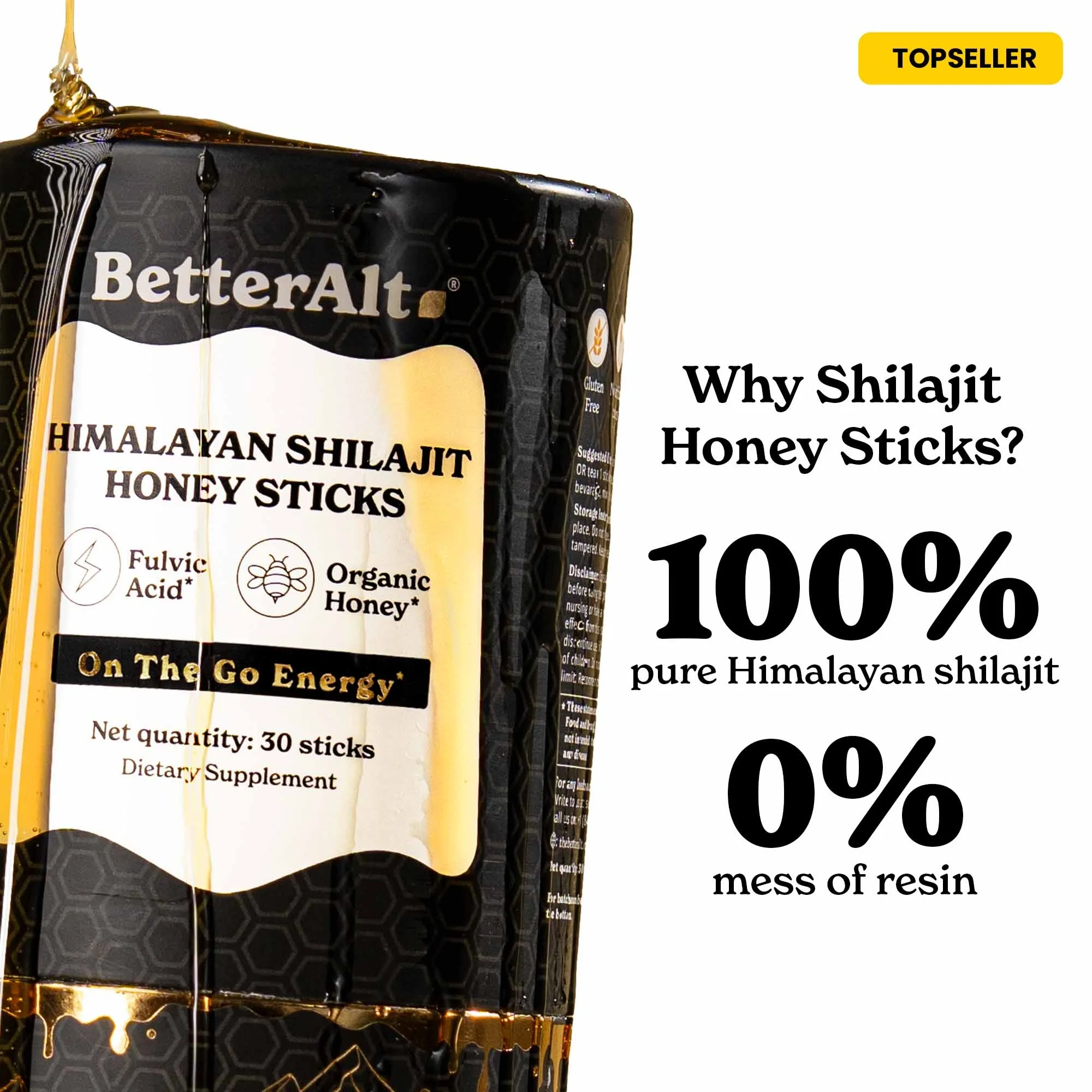 GOLD+ Shilajit Honey Sticks - Image 12