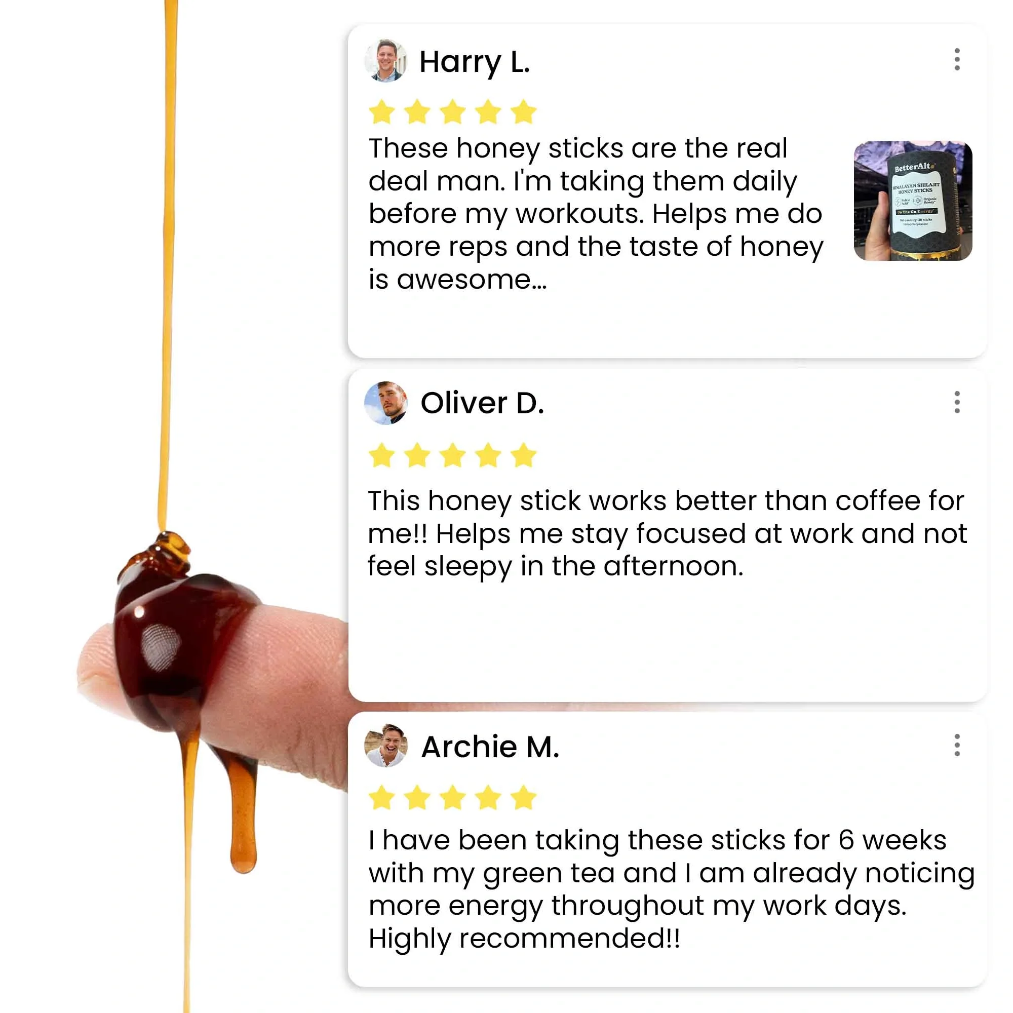 GOLD+ Shilajit Honey Sticks - Image 18