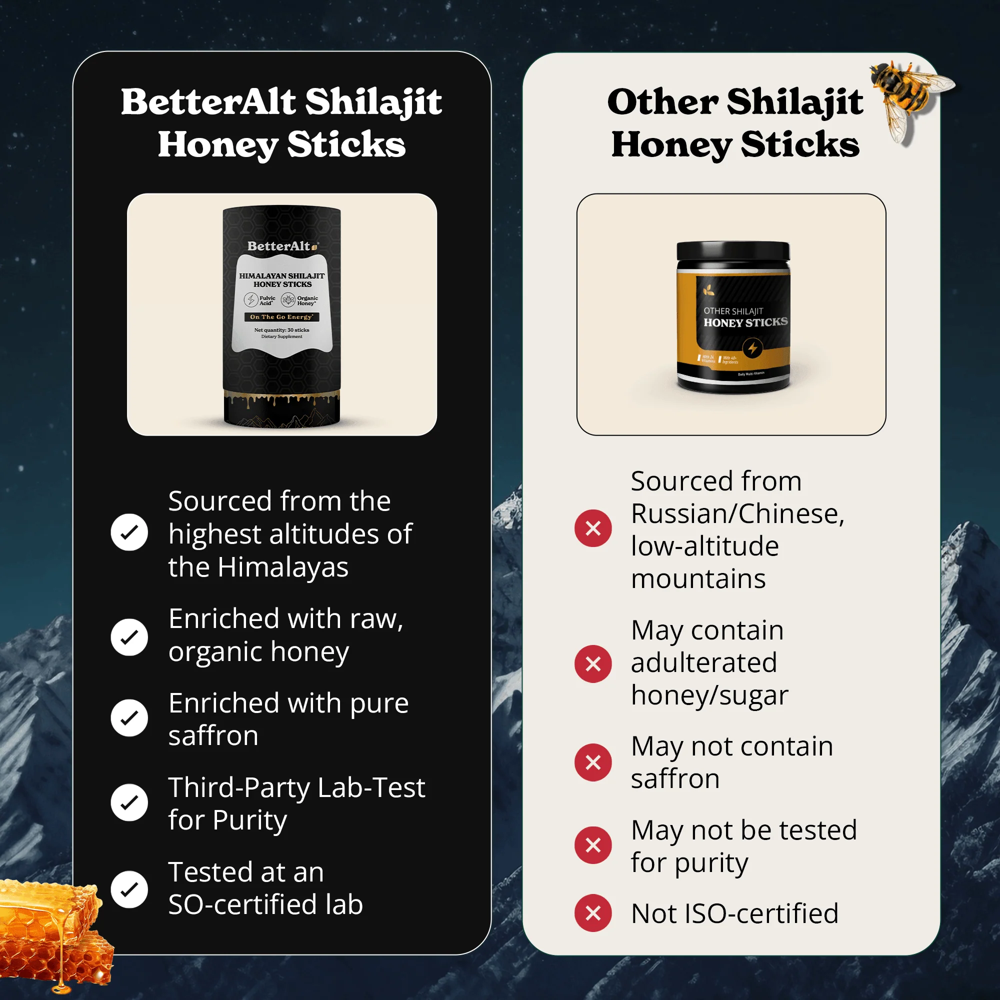 Shilajit Caramel + Cinnamon Honey Sticks - Image 9