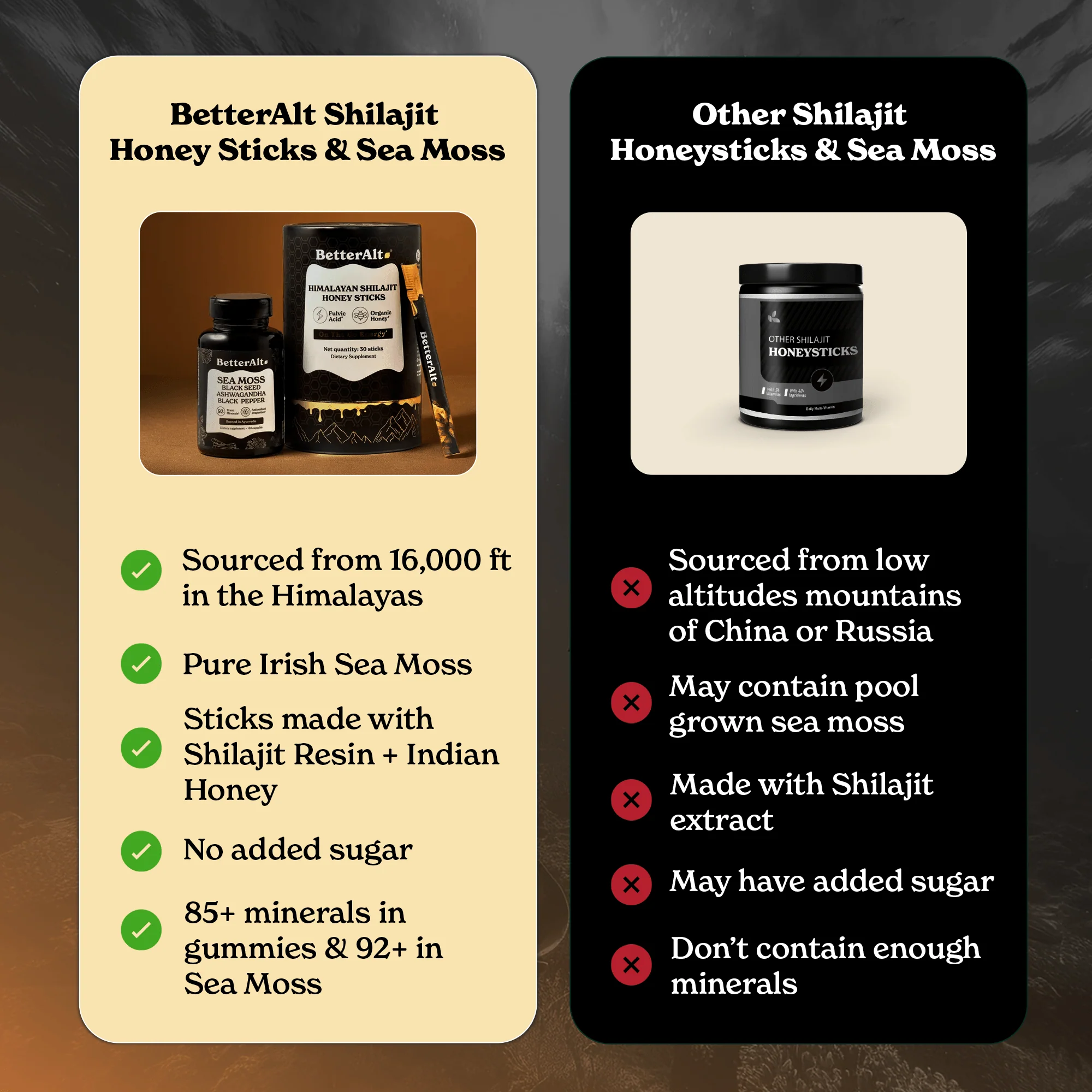 Shilajit Honey Sticks + Irish Sea Moss Capsules - Image 7